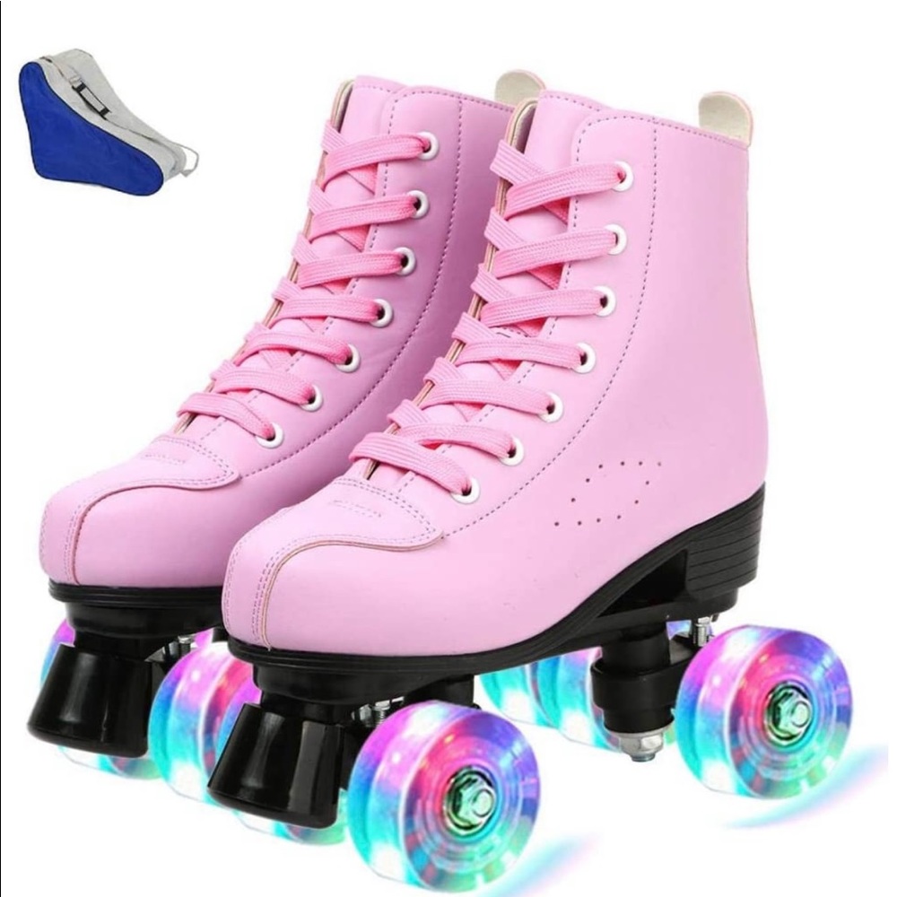 Pink Redson Womens Roller Skates High-Top 41-US: 9